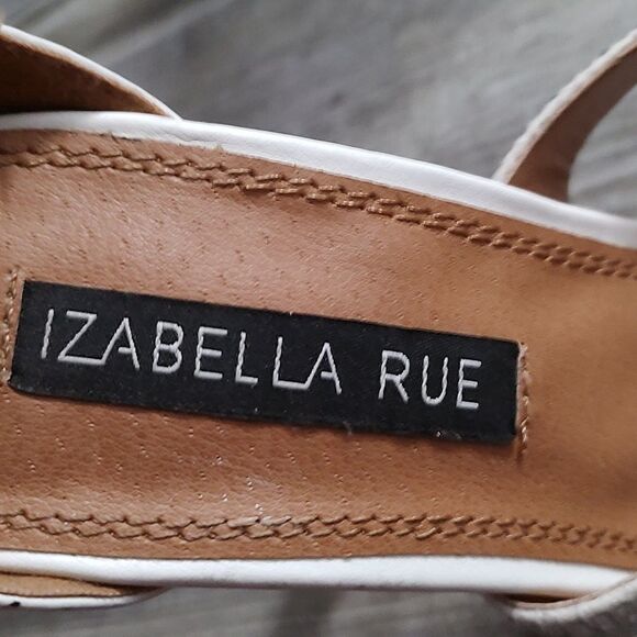 Izabella Rue Gwenyth Heels White heels with rhinestone detailing on band - Picture 6 of 8